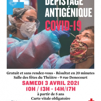 Dépistage antigénique COVID19