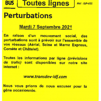 Grève transdev