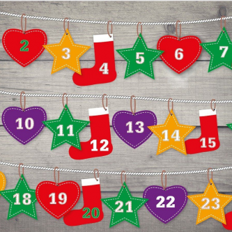 Calendrier de l'Avent Bibliothèque