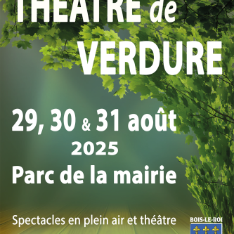 Affiche théâtre de verdure 2025