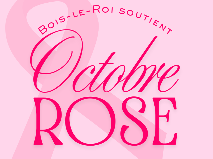 Bois-le-Roi soutient Octobre Rose