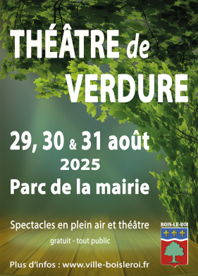 Affiche théâtre de verdure 2025