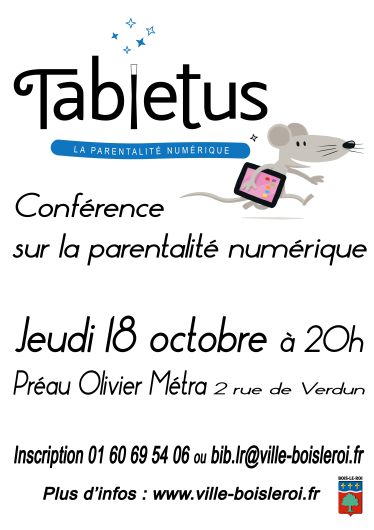 Affiche rencontre parentalité numérique Vignette