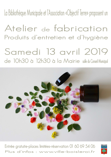 Affiche atelier fabrication produits entretiens Vignette