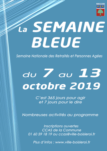 Affiche semaine bleue 2019 Vignette