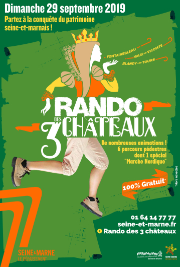 Affiche rando des 3 châteaux 2019 Vignette