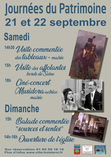 Affiche journées du patrimoine 2019 Vignette