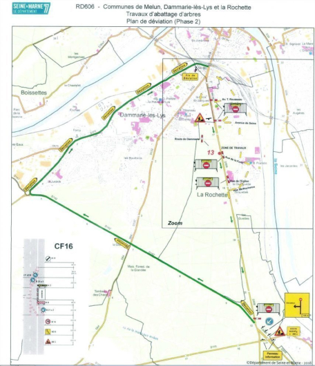 Plan Déviation RD 606 Vignette