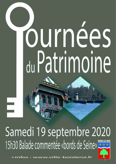 Affiche Journées du Patrimoine 2020