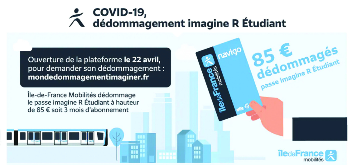 Dédommagement forfait imagine R étudiant