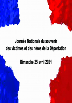 Commémoration journée Nationale des victimes et héros de la Déportation