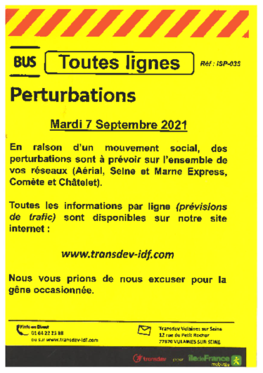 Grève transdev