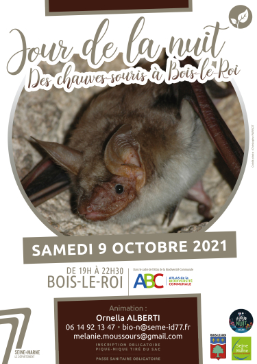 Le Jour de la Nuit des chauve souris à Bois-le-Roi