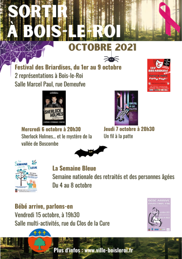 Sortir à Bois-le-Roi - Octobre 2021