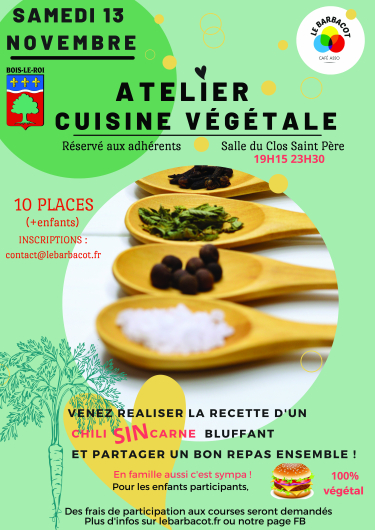 Atelier cuisine végétale