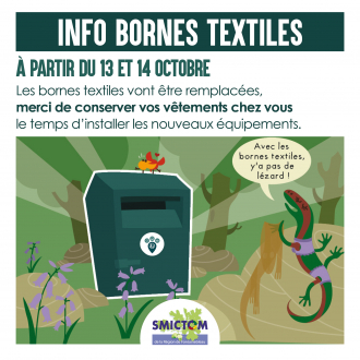 Info bornes textiles