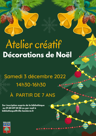 Atelier déco de Noël