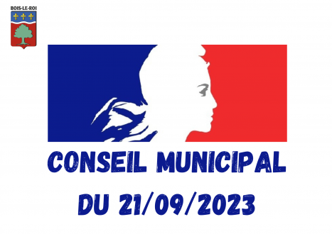 Conseil municipal du 21/09/2023