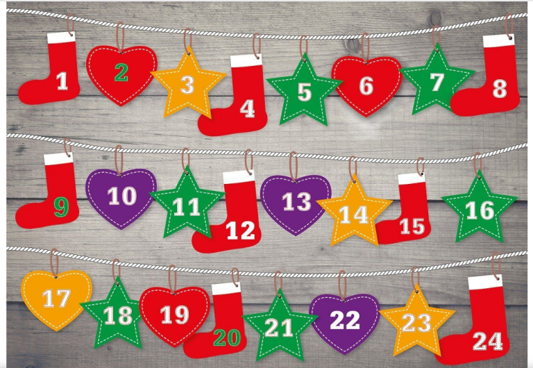 Calendrier de l'Avent Bibliothèque