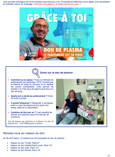 EFS DON DE PLASMAS