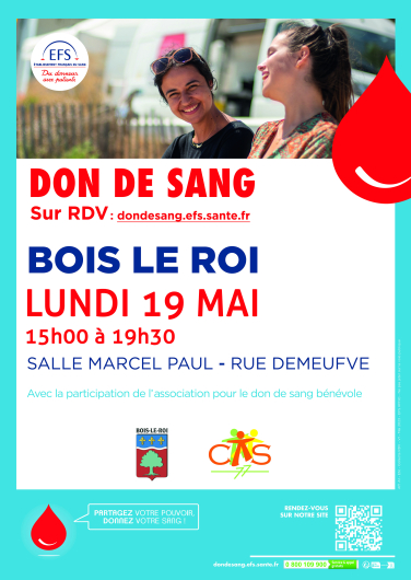 Don du sang mai 2025