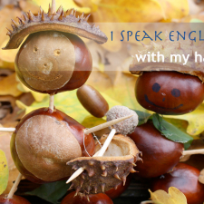 I speak english with my hands