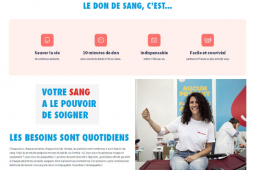 Collecte de sang message