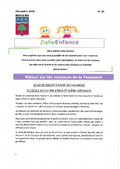 Lettre d'information Enfance n°20