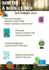 Sortir à Bois-le-Roi - Septembre 2021