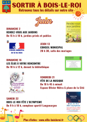 Sortir à Bois-le-Roi - Juin 2024